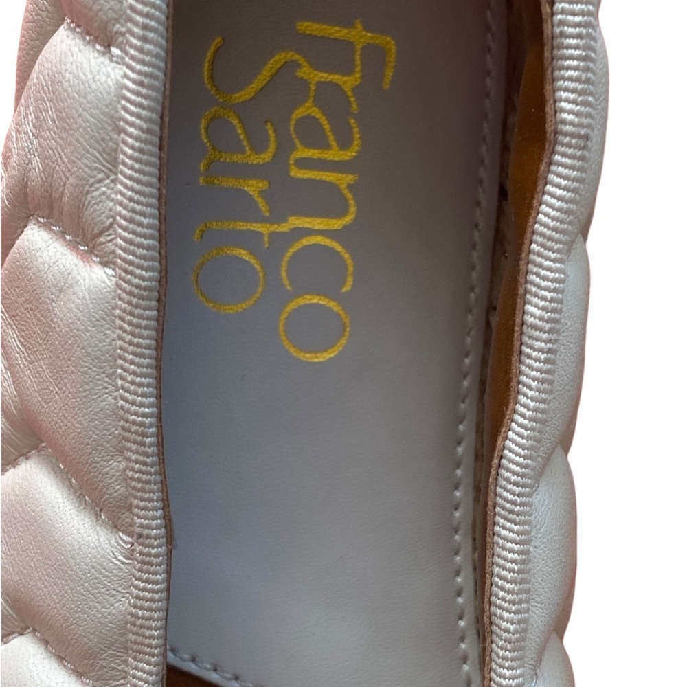 Franco Sarto Quilted Cream Espadrille Flats New Size 8.5 - Picture 8 of 10